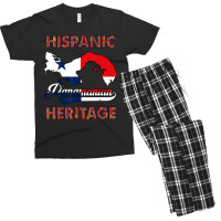 Hispanic Heritage Panama Flag Pride Panamanian Men's T-shirt Pajama Set | Artistshot