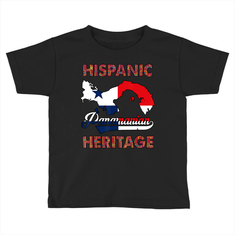 Hispanic Heritage Panama Flag Pride Panamanian Toddler T-shirt by cm-arts | Artistshot