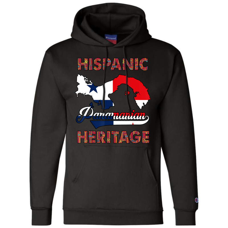 Hispanic Heritage Panama Flag Pride Panamanian Champion Hoodie by cm-arts | Artistshot