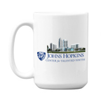 Johns Hopkins Center For Talented Youth 15 Oz Coffee Mug | Artistshot