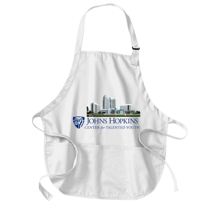 Johns Hopkins Center For Talented Youth Medium-length Apron | Artistshot