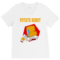 Potato Robot V-neck Tee | Artistshot