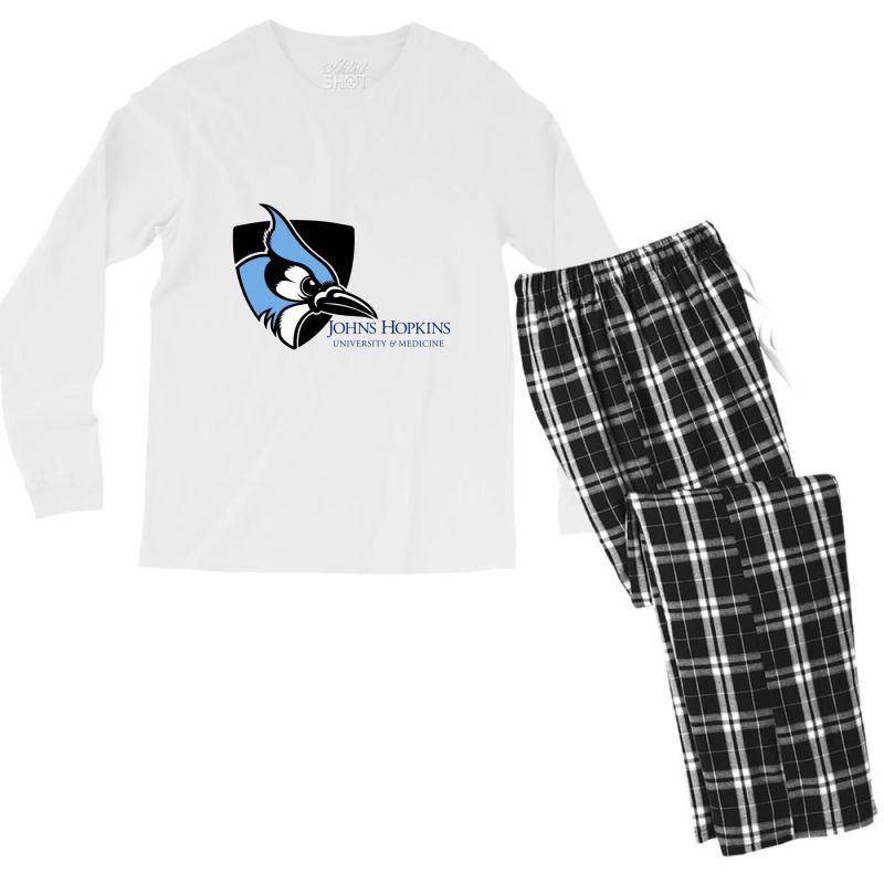 Johns Hopkins University Men's Long Sleeve Pajama Set | Artistshot