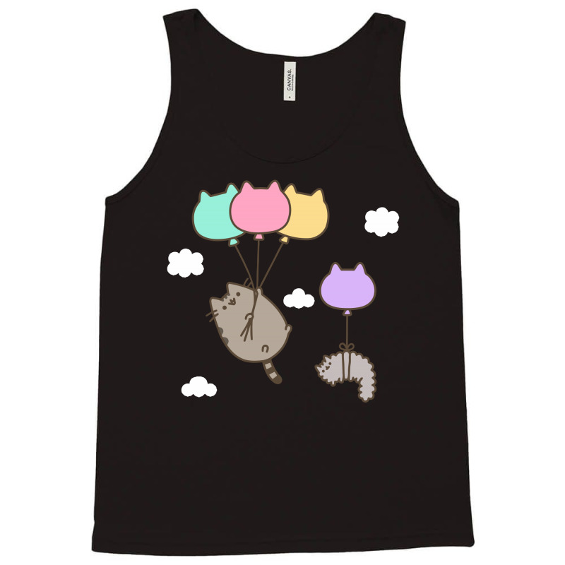 Raninbow Cat Ballon Tank Top | Artistshot