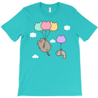 Raninbow Cat Ballon T-shirt | Artistshot