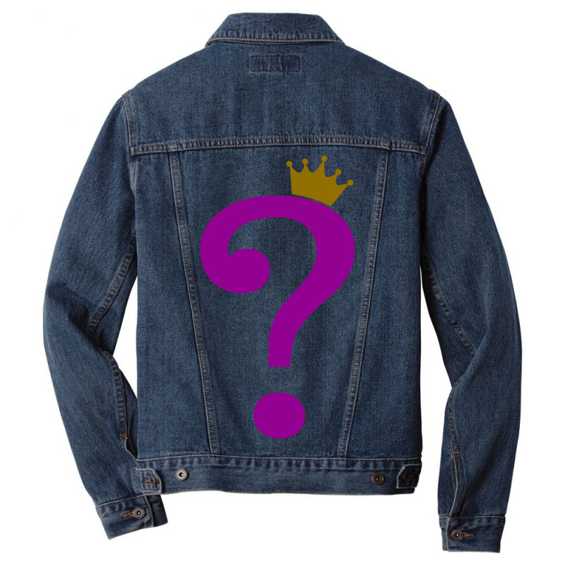 Riddle Me This King Men Denim Jacket | Artistshot