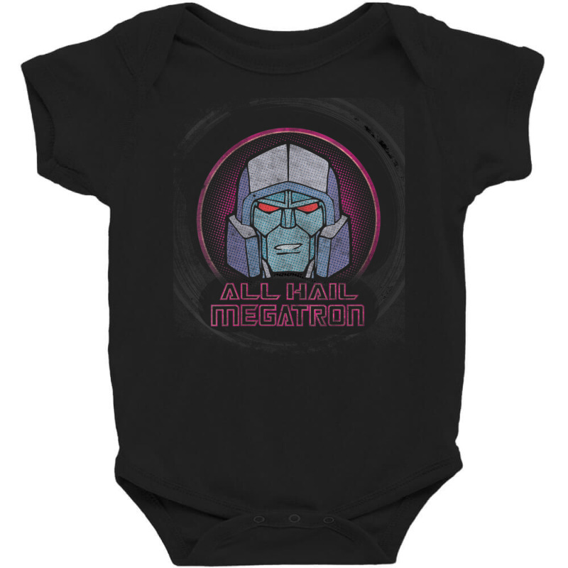 Us Transformers Megatron Badge All Hail 01 Black V-neck Baby Bodysuit by PhamThinh | Artistshot