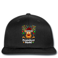 Preschool Squad Teacher Plaid Reindeer Hat Santa Christmas Printed Hat | Artistshot