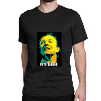 Pete Seeger An American Folk Singer And Social Activist V2 Sticker Classic T-shirt | Artistshot