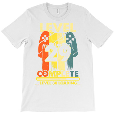 29 Years Wedding Anniversary Funny Level 29 Complete Gamer T Shirt T-shirt Designed By Cornie Lindsey