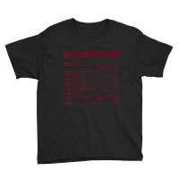 Sauerkraut Nutrition Fact Thanksgiving Christmas Youth Tee | Artistshot