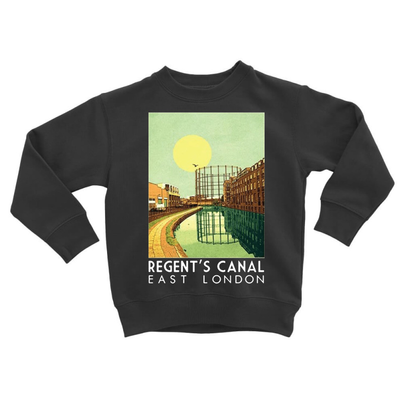 Regents Canal, Regents Canal Vintage, Regents Canal Art, Regents Canal Toddler Sweatshirt by SHOPODI9 | Artistshot