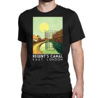 Regents Canal, Regents Canal Vintage, Regents Canal Art, Regents Canal Classic T-shirt | Artistshot