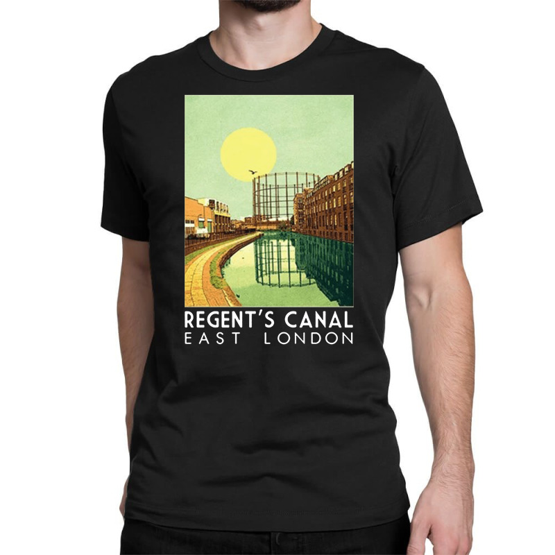 Regents Canal, Regents Canal Vintage, Regents Canal Art, Regents Canal Classic T-shirt by SHOPODI9 | Artistshot