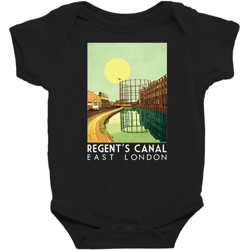 Regents Canal, Regents Canal Vintage, Regents Canal Art, Regents Canal Baby Bodysuit by SHOPODI9 | Artistshot