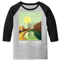 Regents Canal, Regents Canal Vintage, Regents Canal Art, Regents Canal Youth 3/4 Sleeve | Artistshot