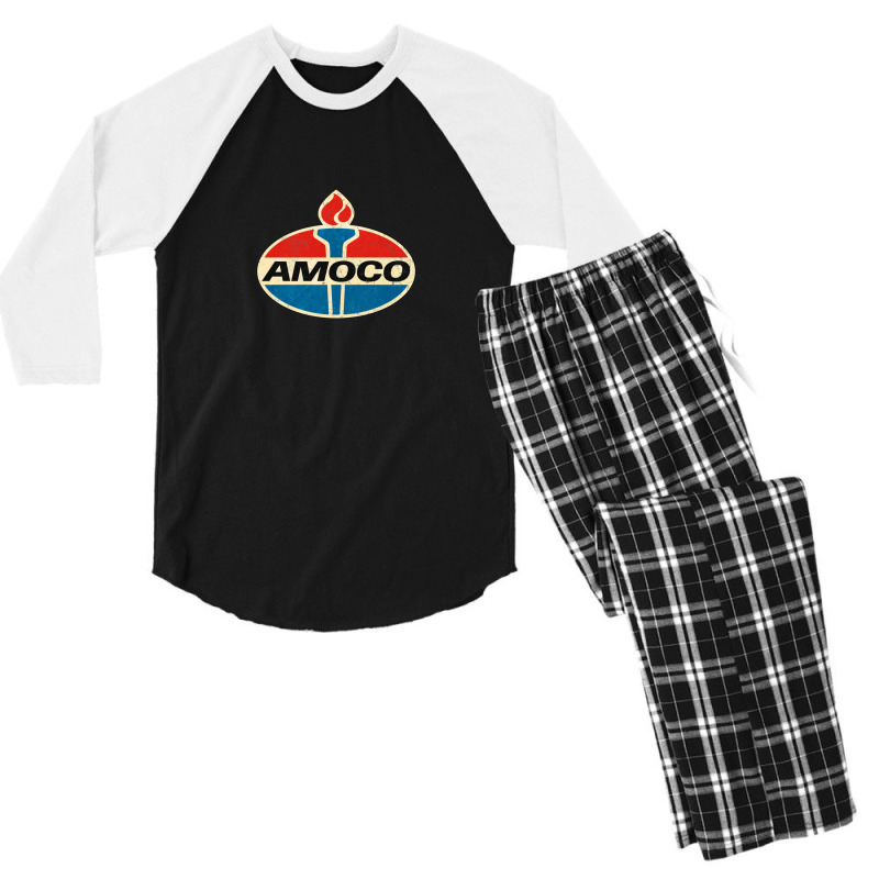 Amoco American Gas Standard Oil 1 Men's 3/4 Sleeve Pajama Set by JolenePender | Artistshot