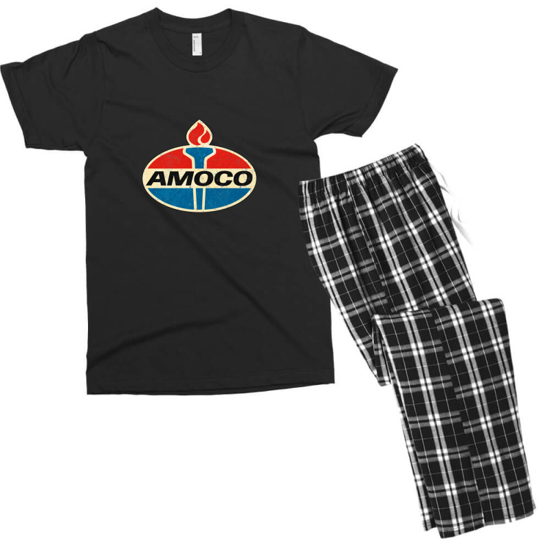 Amoco American Gas Standard Oil 1 Men's T-shirt Pajama Set by WilmaMorgan | Artistshot