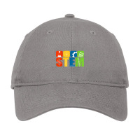 Stem Teacher Science Technology Engineering Math Adjustable Cap | Artistshot