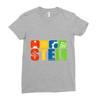 Stem Teacher Science Technology Engineering Math Ladies Fitted T-shirt | Artistshot