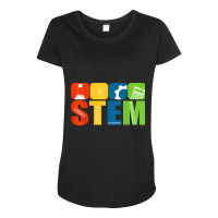 Stem Teacher Science Technology Engineering Math Maternity Scoop Neck T-shirt | Artistshot