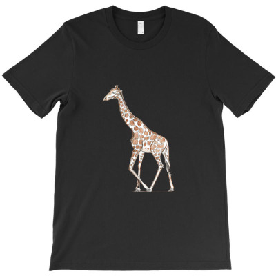 Giraffe Walking,giraffe T-shirt Designed By Hrndzaar