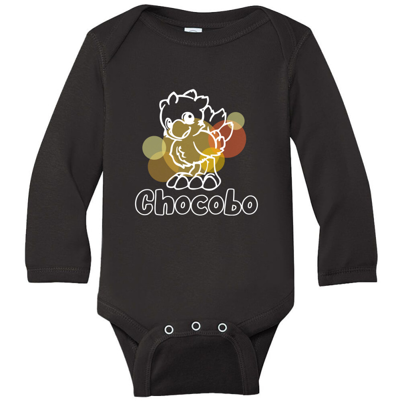 Final Fantasy Chocobo  Final Fantasy 7 Long Sleeve Baby Bodysuit by murdermydudepodcast | Artistshot