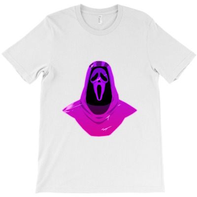 Ghost Face Purple T-shirt Designed By Hrndzaar