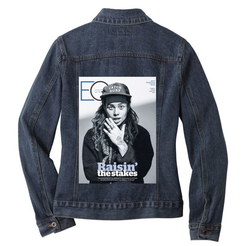 Smile Raisin The Stakes - Ladies Denim Jacket by BRYANDAVIS | Artistshot