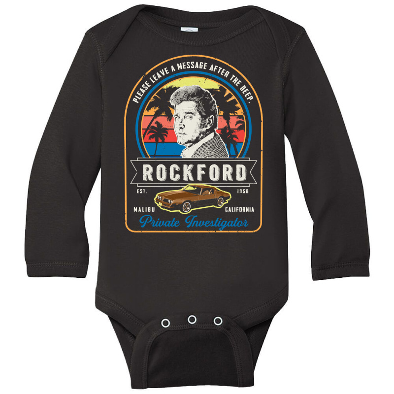 Rockford Investigations, The Rockford Investigations, Rockford, Invest Long Sleeve Baby Bodysuit by SHOPOAS3 | Artistshot