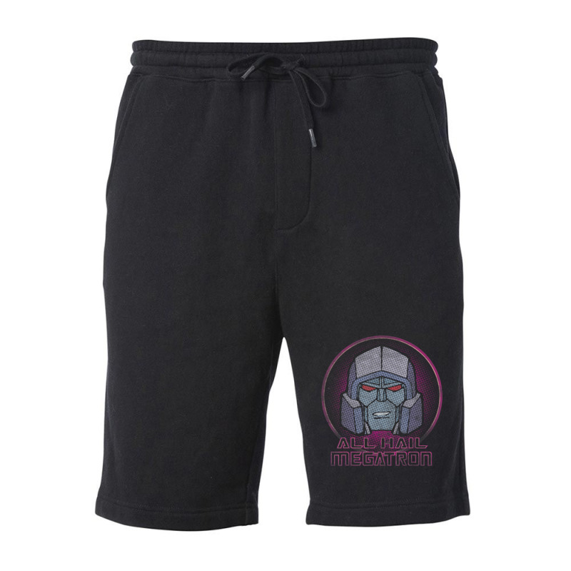 Transformers All Hail Megatron Portrait Fleece Short | Artistshot