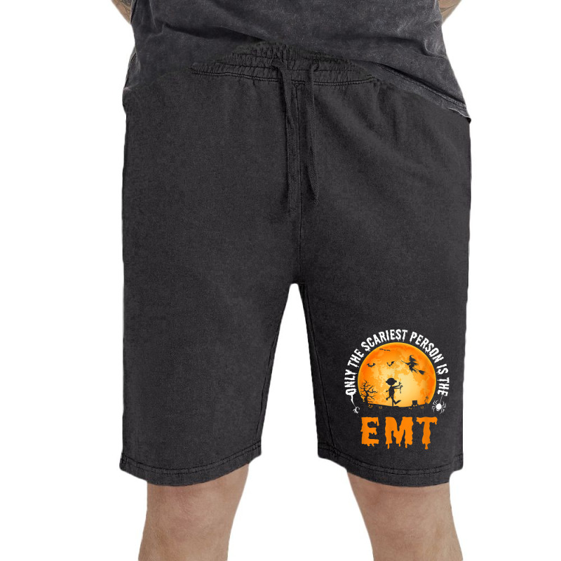 Halloween Emt For Men & Women Emergency Medical Technician Vintage Short | Artistshot