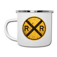 Railroad Crossing Sign 1935 Train Warning Symbol Camper Cup | Artistshot