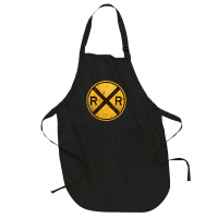 Railroad Crossing Sign 1935 Train Warning Symbol Full-length Apron | Artistshot