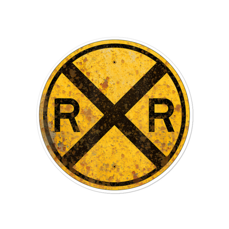 Railroad Crossing Sign 1935 Train Warning Symbol Sticker | Artistshot