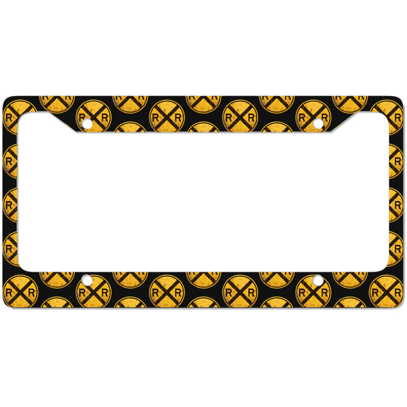 Railroad Crossing Sign 1935 Train Warning Symbol License Plate Frame | Artistshot