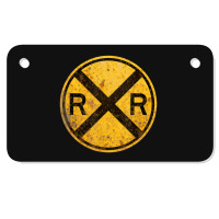 Railroad Crossing Sign 1935 Train Warning Symbol Motorcycle License Plate | Artistshot