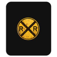 Railroad Crossing Sign 1935 Train Warning Symbol Mousepad | Artistshot