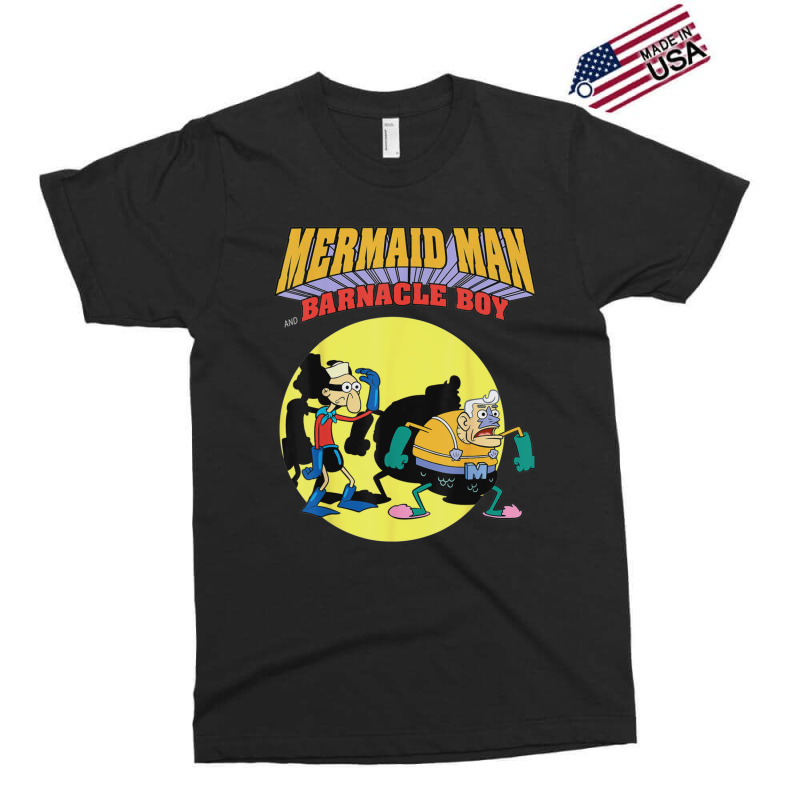 Mermaid Man Barnacle Boy For Fan Exclusive T-shirt by RachelleWolf | Artistshot