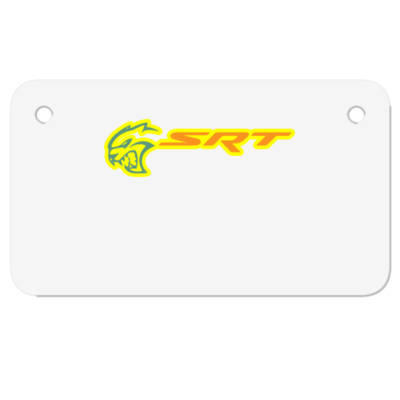 Srt Hellcat Muscle Car Motorcycle License Plate By Akbar88rizkii ...