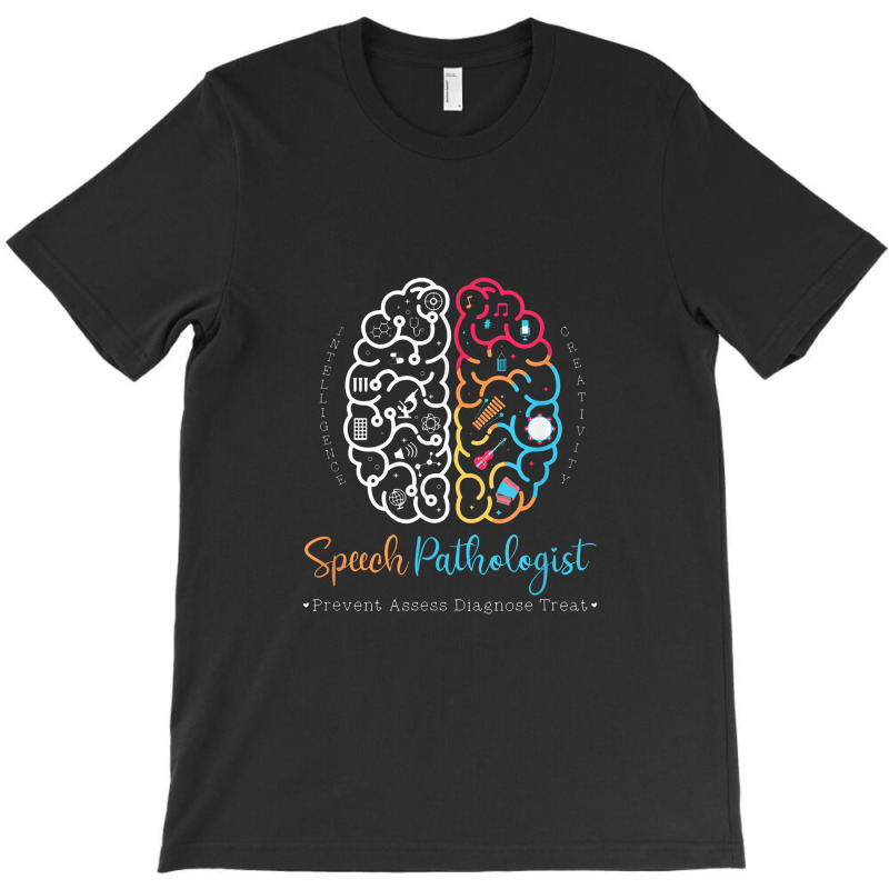 Brain Of A Speech Pathologist Speech Language Therapy T-shirt | Artistshot