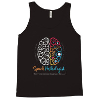 Brain Of A Speech Pathologist Speech Language Therapy Tank Top | Artistshot