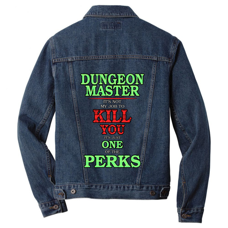 Dm Perks Men Denim Jacket by KamariCurry | Artistshot