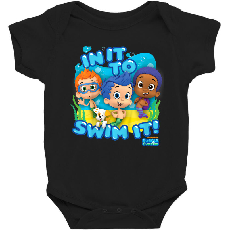 Kids Bubble Guppies In It To Swim It Baby Bodysuit | Artistshot