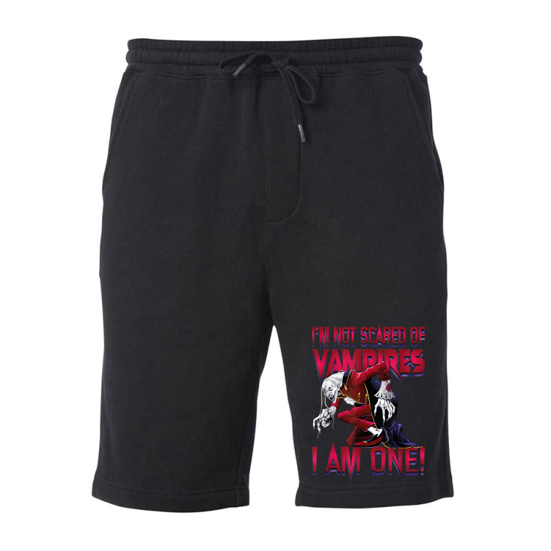 I'm Not Scared Of Vampires I'm One Vampire Halloween Fleece Short by Prismatic | Artistshot