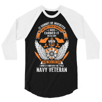 I Own It Forever The Title Navy Veteran 3/4 Sleeve Shirt | Artistshot