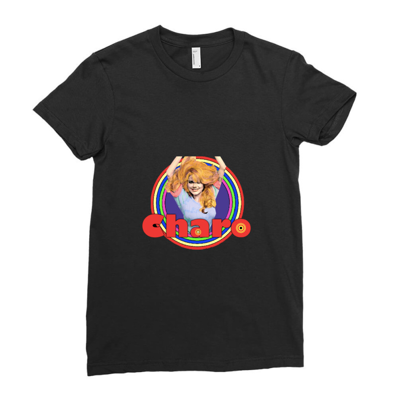 Charo Latin Singer Performer Actress Ladies Fitted T-Shirt by KristiMartin | Artistshot