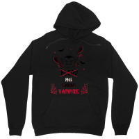 Cute Doodle Milk Sucking Vampire Halloween Costume For Kids Unisex Hoodie | Artistshot