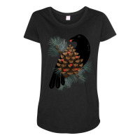 Bird & Berries Maternity Scoop Neck T-shirt | Artistshot