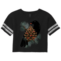 Bird & Berries Scorecard Crop Tee | Artistshot